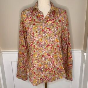 Frank & Eileen Floral Barry Button Up Sz M